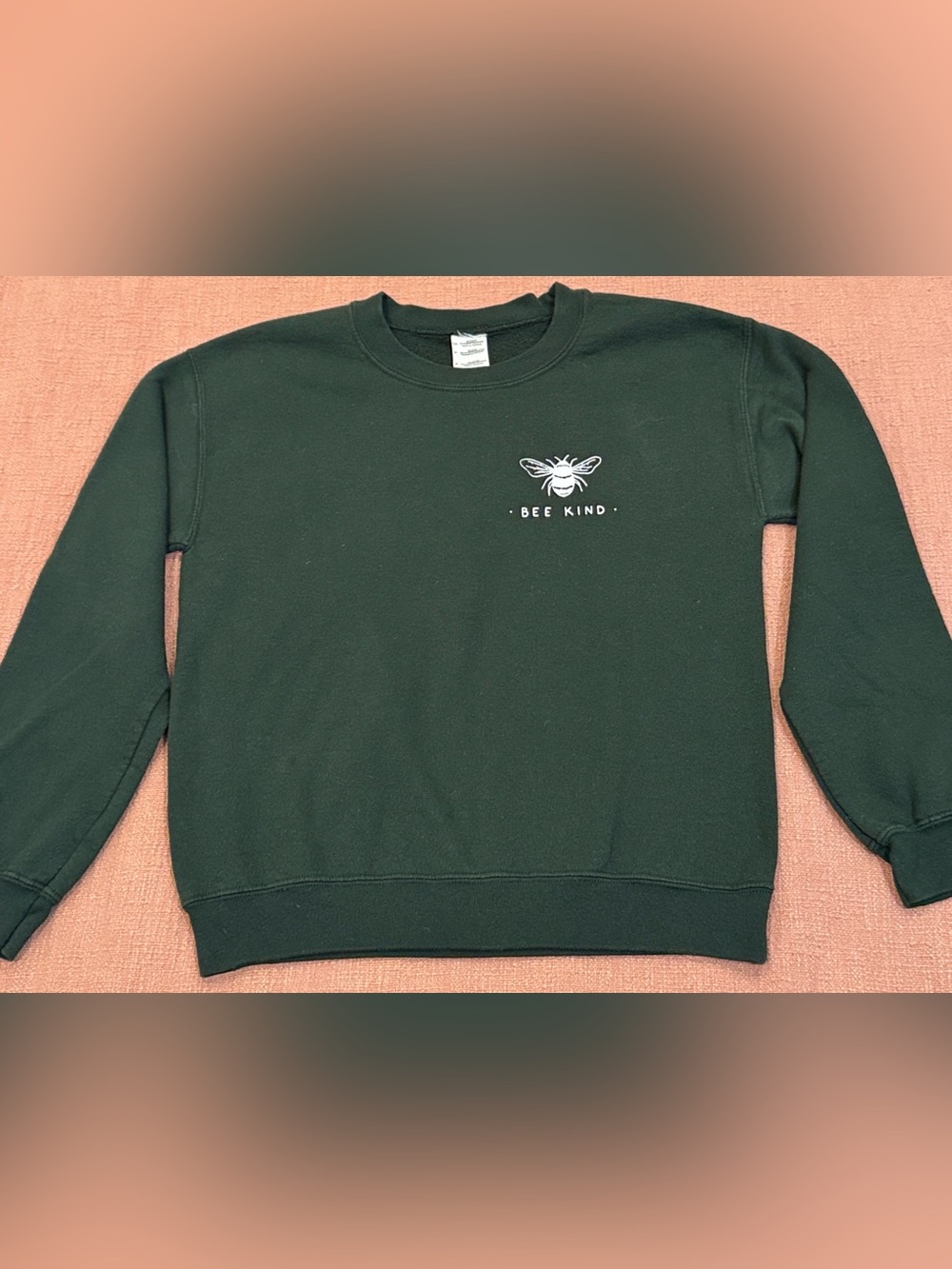 Bee Kind Small Green Crewneck Sweatshirt